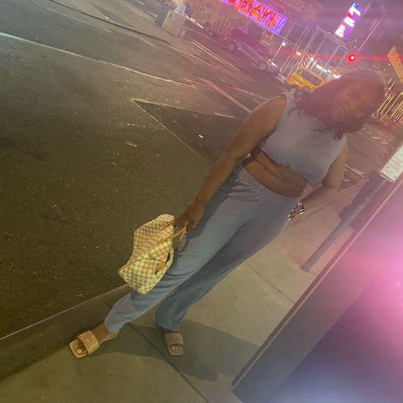 Blue 2 piece set . #brunch vibes - Picture 1 of 1